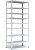 Стеллаж металлический Титан МС-750 2500x1000x400/8