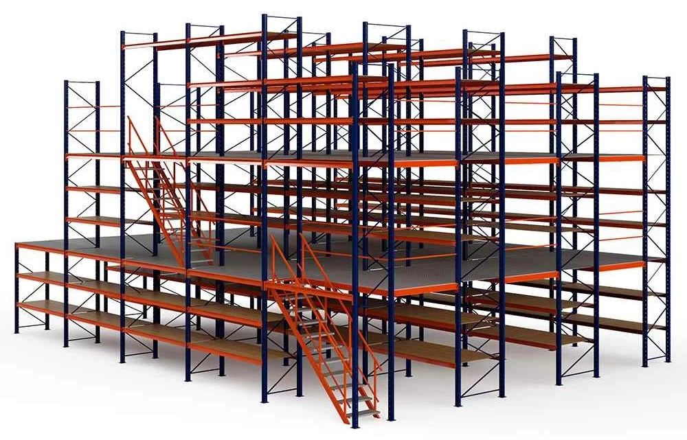 Мезонинные стеллажи